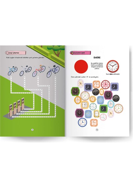 5 Yaş Okul Öncesi Eğitim Seti modelleri