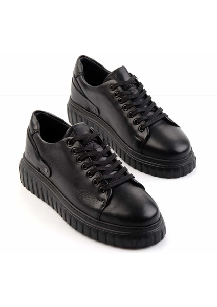 Siyah Napa Erkek Sneaker E01811241143