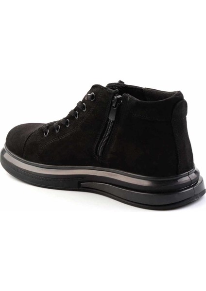 Siyah Nubuk Erkek Bot & Bootie E02556015201 fırsatları