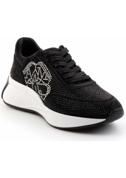 Siyah Taşlı Kadın Sneaker K01234073587 modelleri