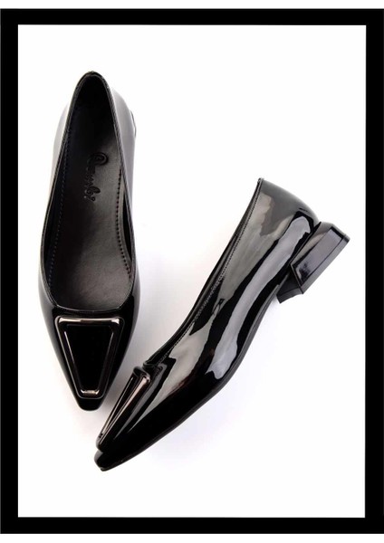 Siyah Rugan Kadın Babet K01213131508