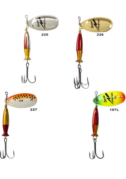 5129 Spinner No:1 8gr, 187L 225-STANDART