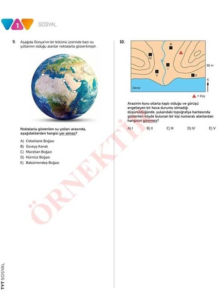 Tyt Sosyal Bilimler 10'lu Branş Denemeleri | Video Çözümlü | Ösym Tarzında