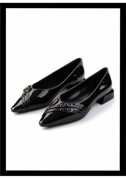 Siyah Rugan Kadın Babet K01213130808