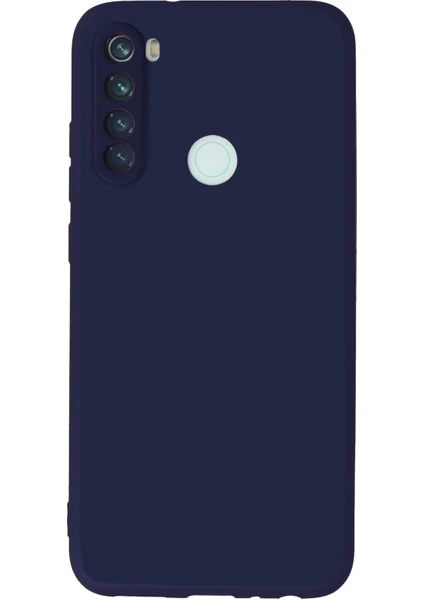 Denza Case Xiaomi Redmi Note 8 Kılıf Soft Pürüzsüz Silikon Kılıf - Lacivert