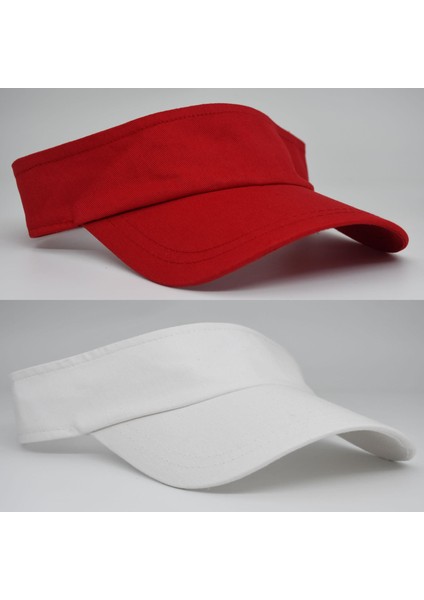 Uv Koruyuculu Unisex Siperlikli Tenisci Şapka 2'li Set