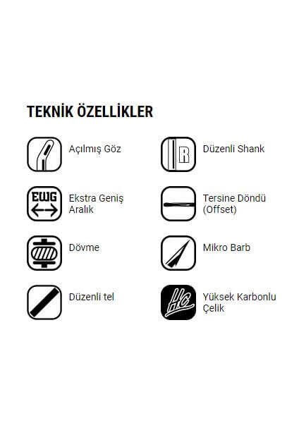 Olta Iğnesi 7024NT 10LU Ptfe (Teflon)-No:6