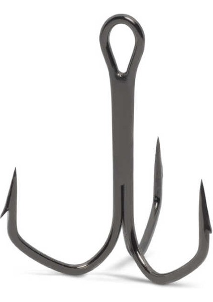 Barbarian Outbarb Üçlü Olta Iğnesi 8570 Black Nıkel-No:8 - 10LU