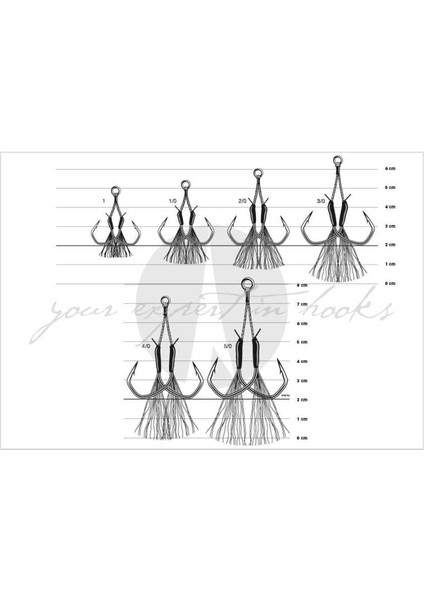 Slow Jiging Olta Iğnesi 7117AH Kalay-No:3-0 - 3lu fiyatları