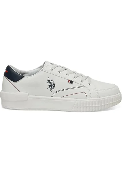 U.S. Polo Assn. Mayk 4pr Erkek Sneaker Spor Ayakkabı-Siyah Beyaz