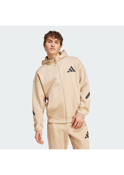 Adidas Erkek Kapşonlu Eşofman Üstü M Z.n.e. Fz JF2445