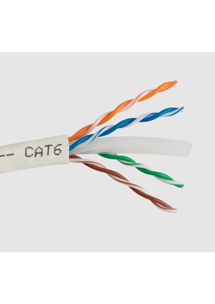 Cat-6 Kablo U/utp 24 Awg Kablo (Cca)