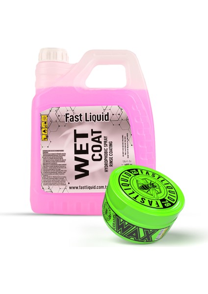 Fast Liquid Parlat ve Koru  Ceramic Wax Hızlı Cila 4 Lt