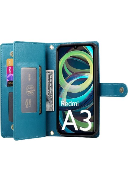 Xiaomi Redmi A3 Için Flip Case Çok Fonksiyonlu Standı Iş Crossbody (Yurt Dışından) indirimleri