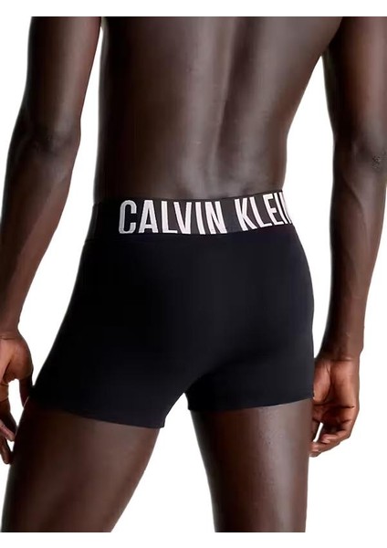 Calvin Klein Erkek 3'lü Siyah Boxer Trunk 000NB3608A