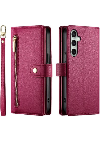 Samsung Galaxy S24 Fe Crossbody Kayış Cüzdan Iş Standı Için Flip Case (Yurt Dışından) fiyatları