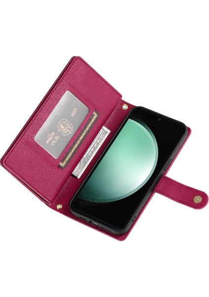 Samsung Galaxy S24 Fe Crossbody Kayış Cüzdan Iş Standı Için Flip Case (Yurt Dışından) fırsatları