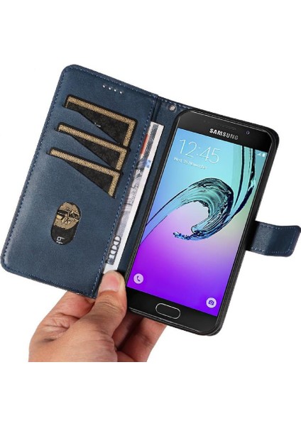Samsung Galaxy A5 2016 Için Flip Case ve Elmas Dikiş ile Kart Yuvası (Yurt Dışından) indirimleri