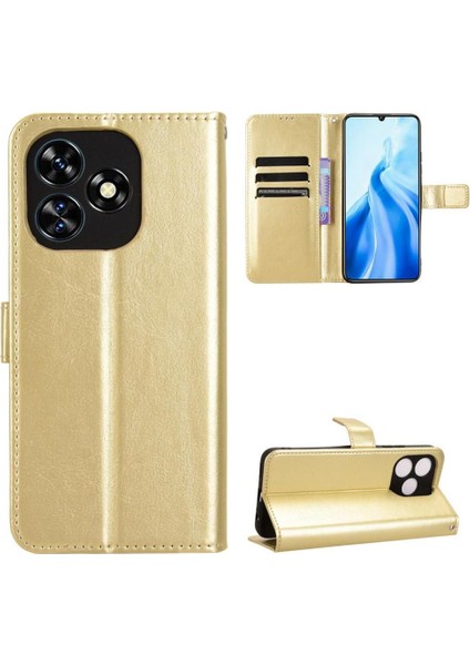 Oukitel C51 Manyetik Kart Tutucu Cüzdan Flip Kapak Için Kılıf (Yurt Dışından)