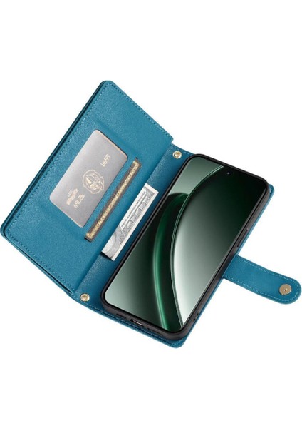 Realme Gt6 5g Çok Fonksiyonlu Kart Yuvaları Cüzdan Bölmesi Için Flip Case (Yurt Dışından) indirimleri