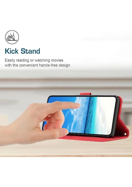 Samsung Galaxy M35 5g Kickstand Yan Toka Kart Ekleme Için Flip Case (Yurt Dışından)