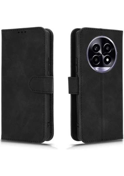 Realme 13 Pro Kickstand Cüzdan Pu Deri Kart Yuvaları Için Flip Case (Yurt Dışından) modelleri