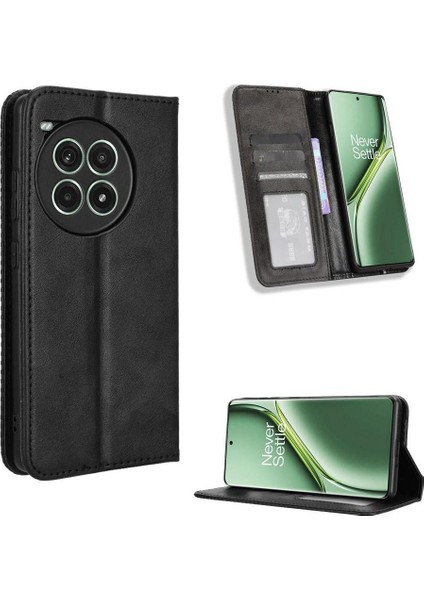 Oneplus Ace 3 Pro Pu Deri Cüzdan Manyetik Kapatma Için Kılıf (Yurt Dışından)