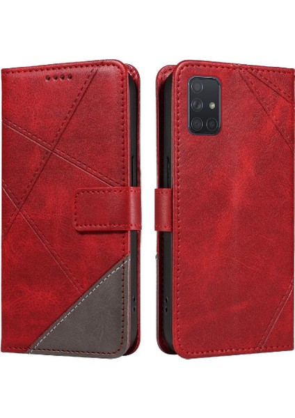 Samsung Galaxy A51 4g Deri Telefon Koruma Çantası ile Flip Case ve (Yurt Dışından)