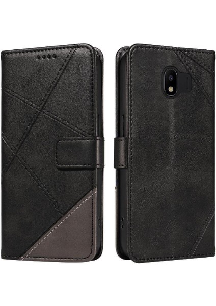 Mays Shop Elmas Dikiş ile Samsung Galaxy J4 2018 Yüksek Kalite Için Flip Case (Yurt Dışından)