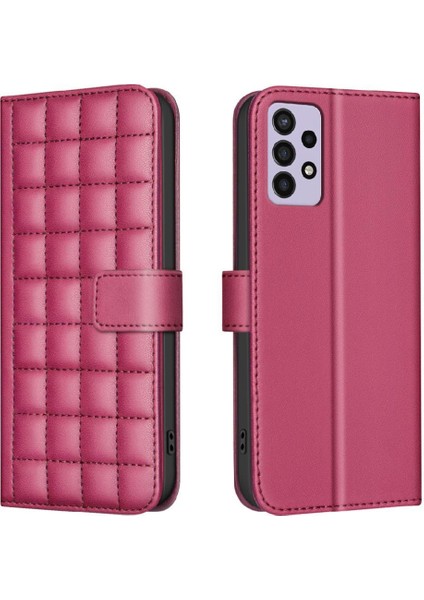 Samsung Galaxy A32 5g Iş Basit Stil Koruyucu Pu Için Flip Case (Yurt Dışından)