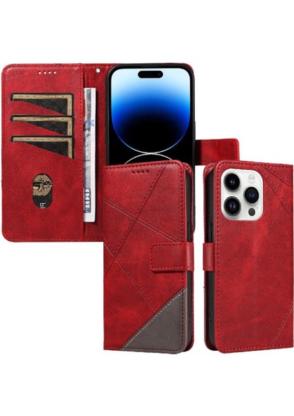 Elmas Telefon ile IPhone 14 Pro Yüksek Kalite ve Kart Yuvası Için Flip Case (Yurt Dışından)