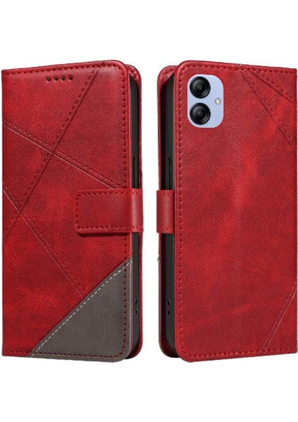 Elmas Dikiş ile Samsung Galaxy A04E ve Kart Yuvası Için Flip Case (Yurt Dışından)