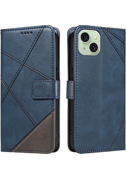 IPhone 15 Için Flip Case Artı Elmas Dikiş ve Kart ile Yüksek Kaliteli (Yurt Dışından) fiyatları