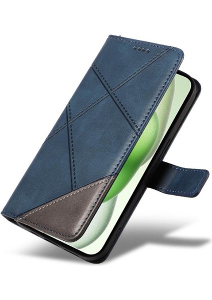 IPhone 15 Için Flip Case Artı Elmas Dikiş ve Kart ile Yüksek Kaliteli (Yurt Dışından) indirimleri