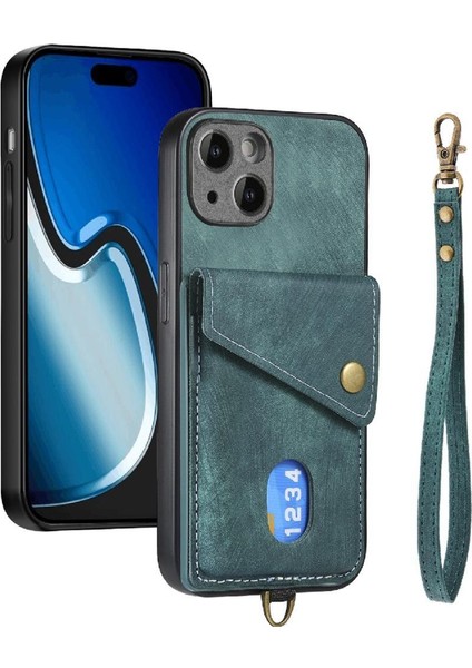 IPhone 15 Için Kılıf Ayrılabilir Kordon Çok Fonksiyonlu Manyetik Kapatma (Yurt Dışından) modelleri