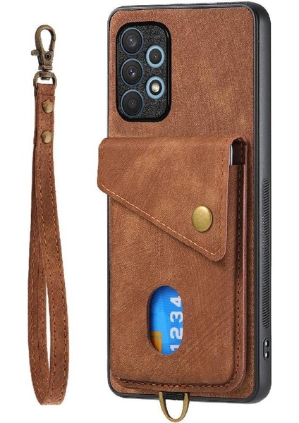 Samsung Galaxy A32 4g Çok Fonksiyonlu Premium Deri Kart Yuvası (Yurt Dışından) modelleri