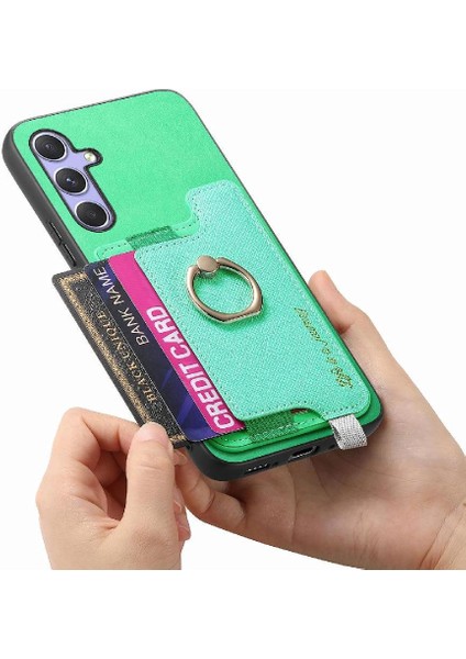 Samsung Galaxy A34 Halka Standı Tutucu Manyetik Cüzdan Magsafe Için Kılıf (Yurt Dışından)
