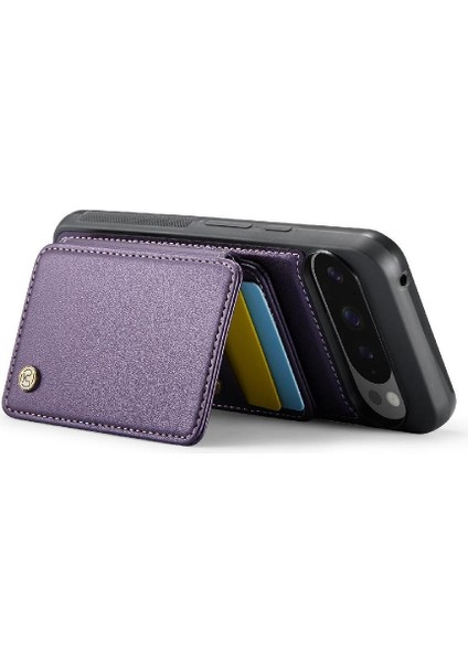 Google Piksel 9 Pro Xl Standı Fonksiyonu Için Kılıf Rfıd Engelleme Ayrılabilir (Yurt Dışından)