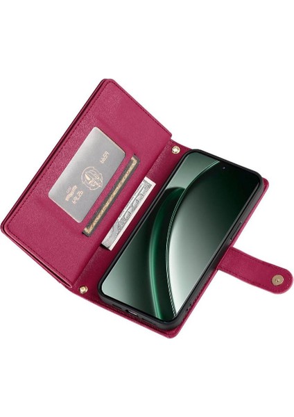 Realme Gt6 5g Çok Fonksiyonlu Kart Yuvaları Cüzdan Bölmesi Için Flip Case (Yurt Dışından) fırsatları