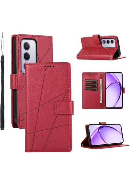 Oppo A3 Pro 5g Için Flip Case Üç Kart Yuvaları Darbeye Şok Emici (Yurt Dışından)