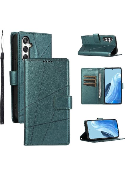 Samsung Galaxy M35 Darbeye Üç Kart Yuvaları Şok Için Flip Case (Yurt Dışından)