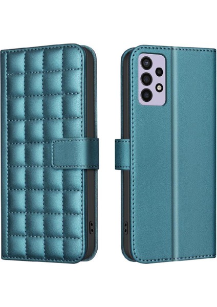 Samsung Galaxy A32 5g Iş Basit Stil Koruyucu Pu Için Flip Case (Yurt Dışından)