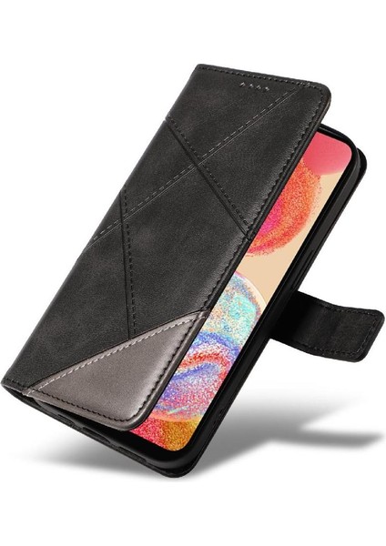 Elmas Dikiş ile Samsung Galaxy A04E ve Kart Yuvası Için Flip Case (Yurt Dışından) modelleri