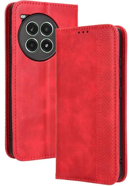 Oneplus Ace 3 Pro Pu Deri Cüzdan Manyetik Kapatma Için Kılıf (Yurt Dışından)