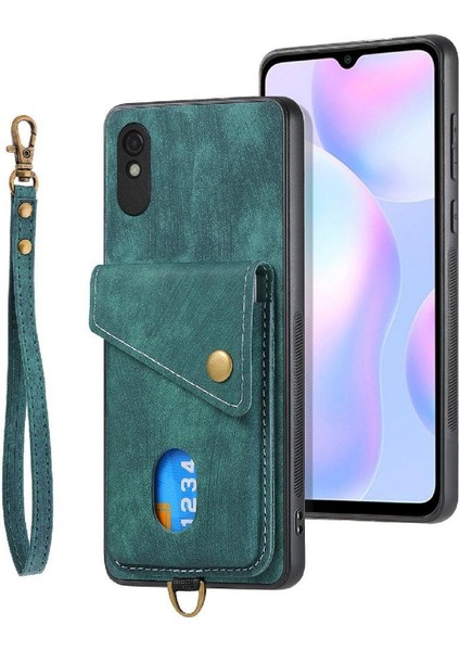 Xiaomi Redmi 9A Için Çok Fonksiyonlu Premium Deri Çıkarılabilir Kart (Yurt Dışından)