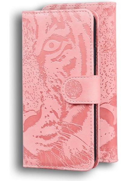 Oppo Oppo 10 Pro 5g Için Flip Case Kabartmalı Sevimli Kaplan Kickstand Koruyucu (Yurt Dışından)