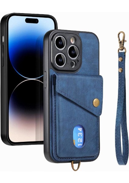 IPhone 14 Için Kılıf Pro Çok Fonksiyonlu Manyetik Kapatma Premium Deri (Yurt Dışından) fırsatları