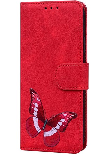 Google Piksel 9 Pro Xl Kelebek Renk Baskılı Flip Folio Kapak Için Kılıf (Yurt Dışından)