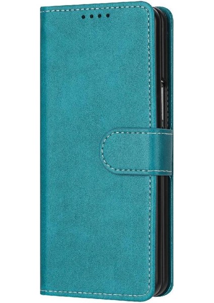 Samsung Galaxy Z Için Flip Case ile 4 5g Kickstand Saf Renk Kat (Yurt Dışından)