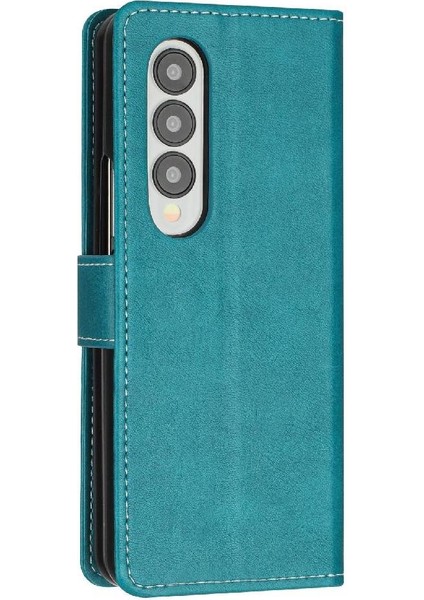 Samsung Galaxy Z Için Flip Case ile 4 5g Kickstand Saf Renk Kat (Yurt Dışından)